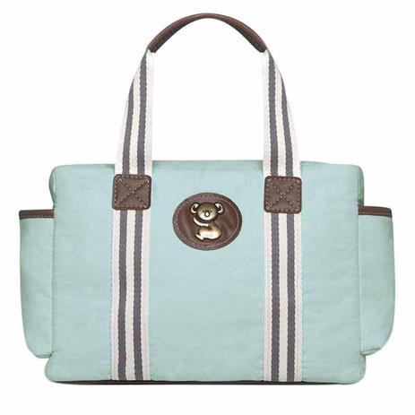 Menor preço em Frasqueira Maternidade Térmica Classic For Baby Adventure Gold Coast Sarja - Azul Bebê - Classic for baby bags