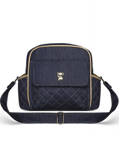 Frasqueira maternidade térmica Karen Jeans/dourado - Classic For Baby Bags Menor preço em Frasqueira maternidade térmica Karen Jeans/dourado - Classic For Baby Bags