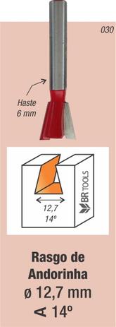 Fresa Tupia Encaixe ( Rabo De Andorinha ) 12,7mm Haste 6mm - Vonder é ruim? Fresa Tupia Encaixe ( Rabo De Andorinha ) 12,7mm Haste 6mm - Vonder é boa?