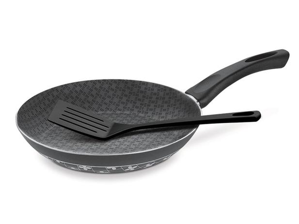 Frigideira 20cm paris preto aluminio com revestimento estimento antiaderente e silicone tramontina Menor preço em Frigideira 20cm paris preto aluminio com revestimento estimento antiaderente e silicone tramontina