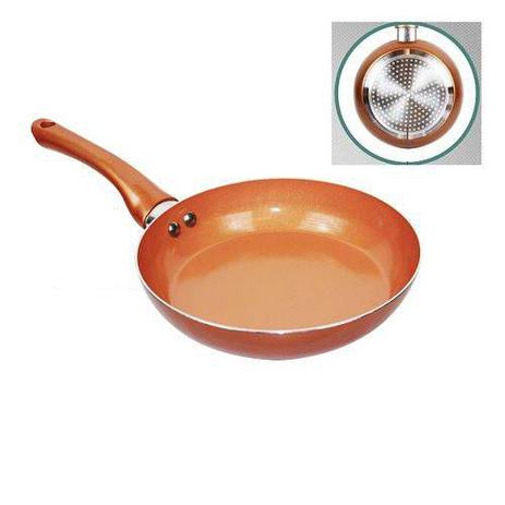 Frigideira 24 cm Panela Antiaderente Cerâmica Titânio Titanium Sem Óleo Não Gruda - Hpl Menor preço em Frigideira 24 cm Panela Antiaderente Cerâmica Titânio Titanium Sem Óleo Não Gruda - Hpl