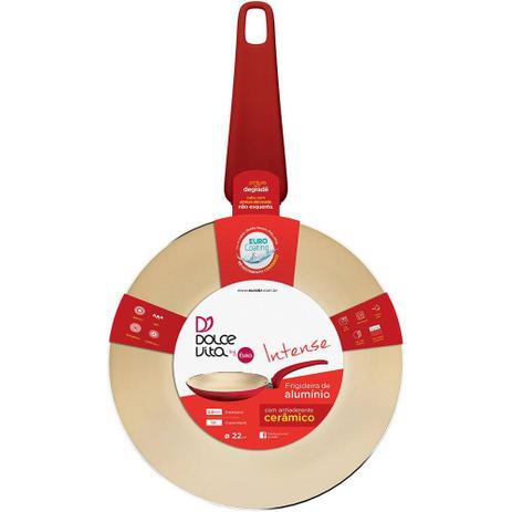 Frigideira 26 Cm Vermelha Euro Home Menor preço em Frigideira 26 Cm Vermelha Euro Home