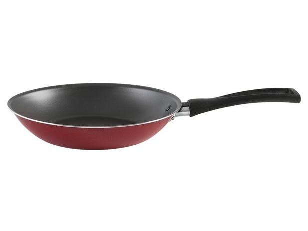 Frigideira Antiaderente Brinox 24cm - Vermelho 7001/355 Menor preço em Frigideira Antiaderente Brinox 24cm - Vermelho 7001/355