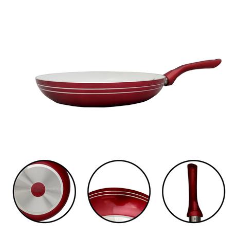 Frigideira Antiaderente Cerâmica 26cm Vermelha Idea é ruim? Frigideira Antiaderente Cerâmica 26cm Vermelha Idea é boa?