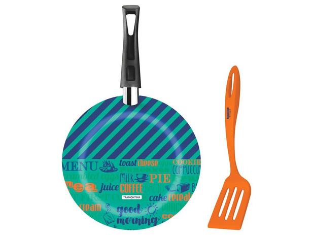 Frigideira Antiaderente Tramontina 24cm 2 Peças - Verde e Azul Breakfast 27813/001 é boa?