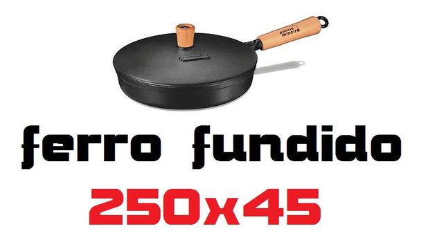 Frigideira com Tampa de Ferro 250 x 45 Panela Mineira Fumil é ruim? Frigideira com Tampa de Ferro 250 x 45 Panela Mineira Fumil é boa?