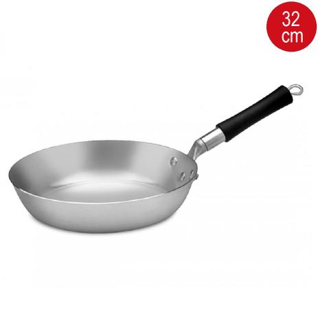 Frigideira de Alumínio Linha Hotel Cabo Baquelite Nr. 32 32cm(D)x7cm(A) 4,0L - Abc Menor preço em Frigideira de Alumínio Linha Hotel Cabo Baquelite Nr. 32 32cm(D)x7cm(A) 4,0L - Abc