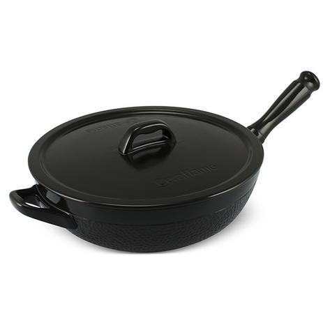 Frigideira de cerâmica ceraflame martelada 28cm 2000ml - preto Menor preço em Frigideira de cerâmica ceraflame martelada 28cm 2000ml - preto