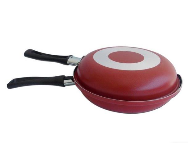 Frigideira Dupla Omeleteira 14cm Antiaderente Marpal Menor preço em Frigideira Dupla Omeleteira 14cm Antiaderente Marpal