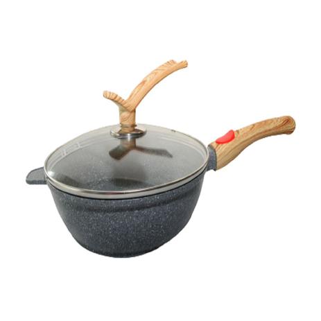 Frigideira Forno e Fogão 26cm Revestimento Mármore Cinza - MGC Menor preço em Frigideira Forno e Fogão 26cm Revestimento Mármore Cinza - MGC
