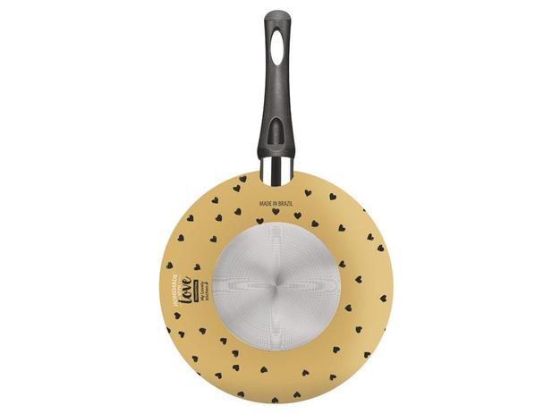 Frigideira funda 24cm my lovely misto alu com reves estimento antiaderente e silicone tramontina Menor preço em Frigideira funda 24cm my lovely misto alu com reves estimento antiaderente e silicone tramontina