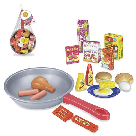 Frigideira Infantil de Plástico com Comidinhas Piccollo - Pica Pau - Pica-pau Menor preço em Frigideira Infantil de Plástico com Comidinhas Piccollo - Pica Pau - Pica-pau