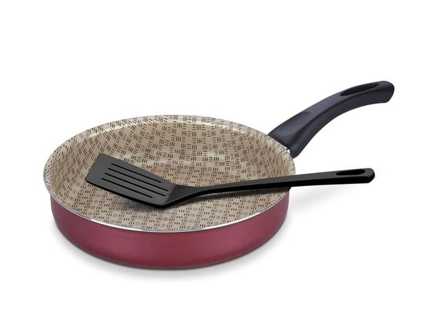 Frigideira reta 20cm paris vermelho aluminio com revestimento estimento antiaderente tramontina Menor preço em Frigideira reta 20cm paris vermelho aluminio com revestimento estimento antiaderente tramontina
