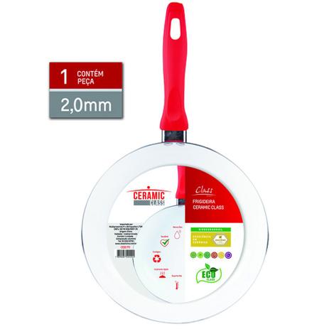 Frigideira Revestida com Cerâmica 24cm Antiaderente Vermelha - Class home é boa?