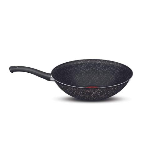Frigideira Wok Antiaderente Rochedo Stone Pro 28 Menor preço em Frigideira Wok Antiaderente Rochedo Stone Pro 28