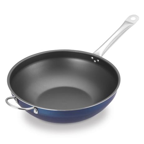 Frigideira Wok Nº 32 Antiaderente 33Cm Azul - Aluminio oliveira Menor preço em Frigideira Wok Nº 32 Antiaderente 33Cm Azul - Aluminio oliveira