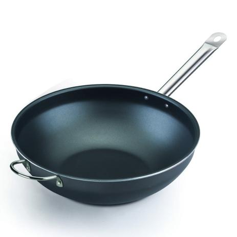Frigideira Wok Nº 32 Antiaderente 33Cm Prata - Aluminio oliveira Menor preço em Frigideira Wok Nº 32 Antiaderente 33Cm Prata - Aluminio oliveira