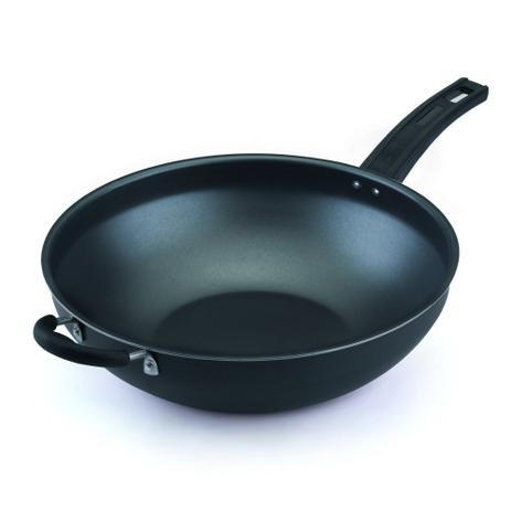 Frigideira Wok Nº 32 Antiaderente C/ Cabo E Alça 33Cm Prata - Alumínio oliveira Menor preço em Frigideira Wok Nº 32 Antiaderente C/ Cabo E Alça 33Cm Prata - Alumínio oliveira