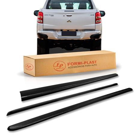 Friso Caçamba Lateral + Tampa L200 Triton 2016 2017 2018 - Formi plast Menor preço em Friso Caçamba Lateral + Tampa L200 Triton 2016 2017 2018 - Formi plast