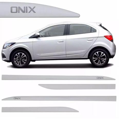 Friso lateral chevrolet onix branco summit 300707bco - Frisart Menor preço em Friso lateral chevrolet onix branco summit 300707bco - Frisart