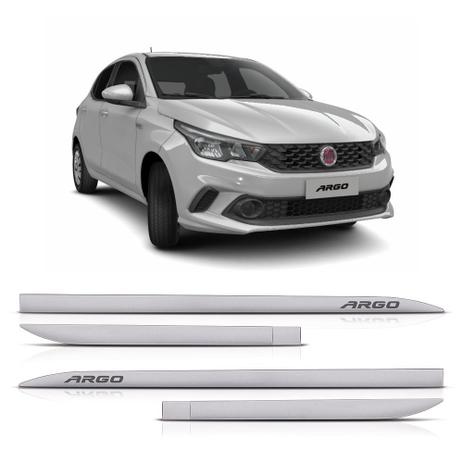 Friso lateral fiat argo prata bari 4pcs (slim ) - Flash Menor preço em Friso lateral fiat argo prata bari 4pcs (slim ) - Flash