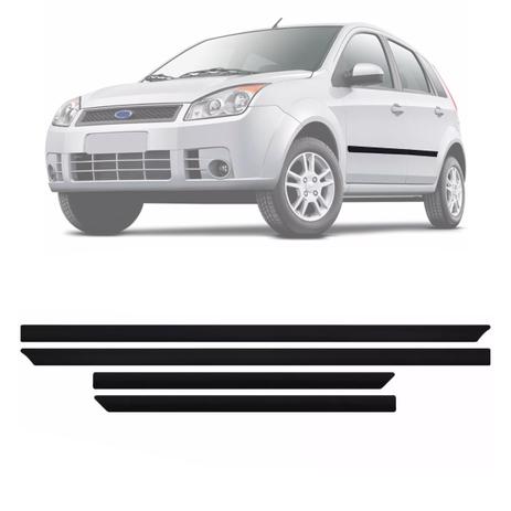 Friso Lateral Fiesta Hatch e Sedan 2003 2004 2005 2006 2007 2008 2009 2010 2011 2012 2013 Preto - Sanfil Menor preço em Friso Lateral Fiesta Hatch e Sedan 2003 2004 2005 2006 2007 2008 2009 2010 2011 2012 2013 Preto - Sanfil
