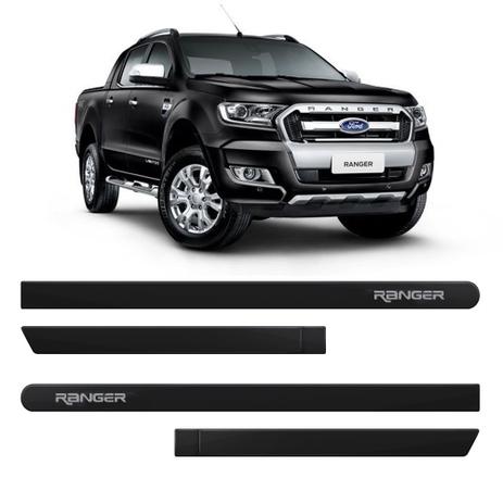 Friso lateral ford ranger nova 2013/... preto gales (redondo) - Flash Menor preço em Friso lateral ford ranger nova 2013/... preto gales (redondo) - Flash