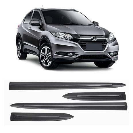 Friso lateral honda hrv 2015 / 2018 cinza barium c/ filete cromado (original) - Flash Menor preço em Friso lateral honda hrv 2015 / 2018 cinza barium c/ filete cromado (original) - Flash