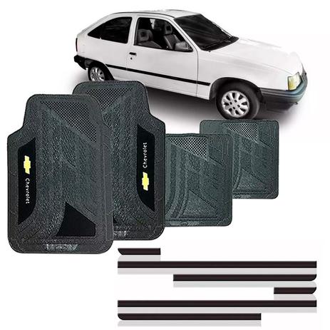 Friso lateral kadett/ipanema gl 1996 a 1998 2p + jogo tapete - Sp acessórios é boa?