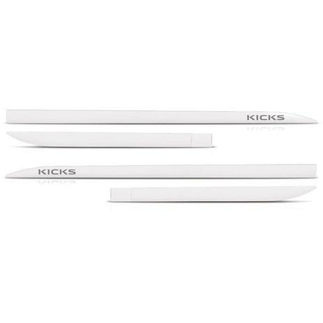 Friso Lateral Personalizado Kicks 16/ Branco Diamond Slim 4 Peças Flash Menor preço em Friso Lateral Personalizado Kicks 16/ Branco Diamond Slim 4 Peças Flash