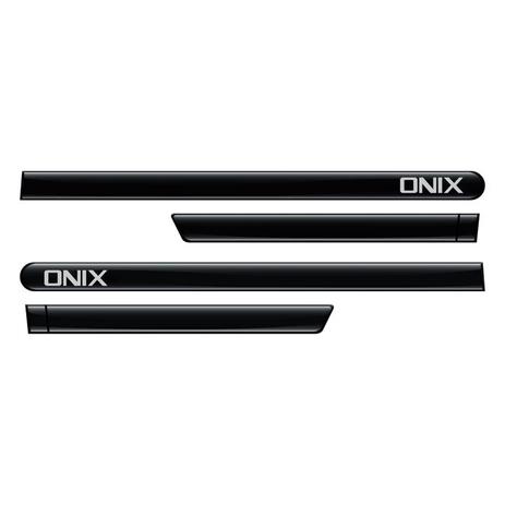 Friso Lateral Personalizado Onix 12/ Preto Global 4 Peças - Flash Menor preço em Friso Lateral Personalizado Onix 12/ Preto Global 4 Peças - Flash