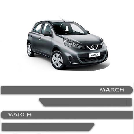 Friso Lateral Personalizado Para Nissan March - Sean car tiger Menor preço em Friso Lateral Personalizado Para Nissan March - Sean car tiger