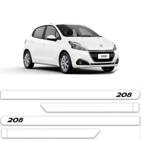 Friso Lateral Personalizado Para Peugeot 208 - Sean car tiger Menor preço em Friso Lateral Personalizado Para Peugeot 208 - Sean car tiger