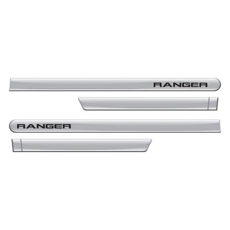 Friso Lateral Personalizado Ranger 13/ Cabine Dupla Prata Geada 4 Peças - Flash Menor preço em Friso Lateral Personalizado Ranger 13/ Cabine Dupla Prata Geada 4 Peças - Flash