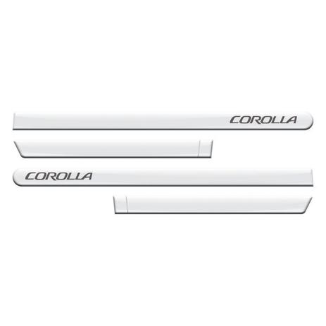 Friso Lateral Personlizado Corolla 08/ Branco Polar 4 Peças - Flash Menor preço em Friso Lateral Personlizado Corolla 08/ Branco Polar 4 Peças - Flash