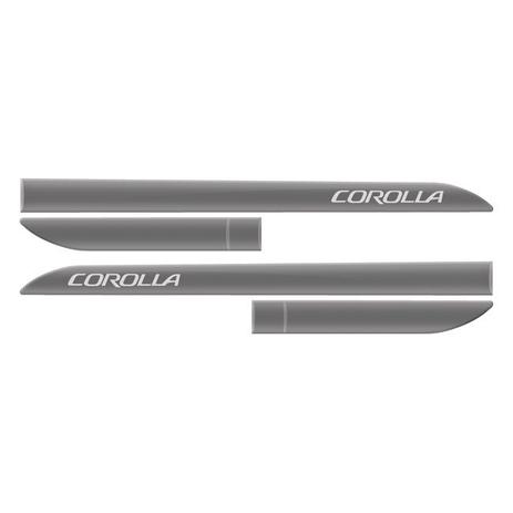 Friso Lateral Personlizado Corolla 15/ Cinza Galactic 4 Peças - Flash Menor preço em Friso Lateral Personlizado Corolla 15/ Cinza Galactic 4 Peças - Flash