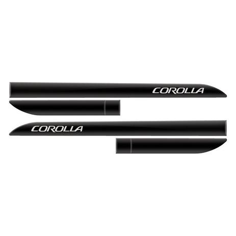 Friso Lateral Personlizado Corolla 15/ Preto Eclipse 4 Peças - Flash Menor preço em Friso Lateral Personlizado Corolla 15/ Preto Eclipse 4 Peças - Flash