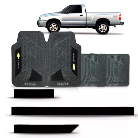 Friso lateral s10 01 a 2011 cabine simples pto + jogo tapete - Sp acessórios é ruim? Friso lateral s10 01 a 2011 cabine simples pto + jogo tapete - Sp acessórios é boa?