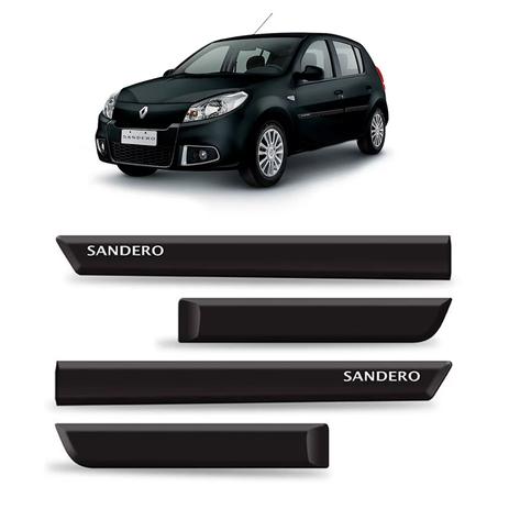 Friso Lateral Sandero 2008 A 2015 - Kit 4 Peças - Sanfil Menor preço em Friso Lateral Sandero 2008 A 2015 - Kit 4 Peças - Sanfil