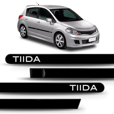 Friso lateral tiida - kit 4 peças personalizado - Sanfil Menor preço em Friso lateral tiida - kit 4 peças personalizado - Sanfil