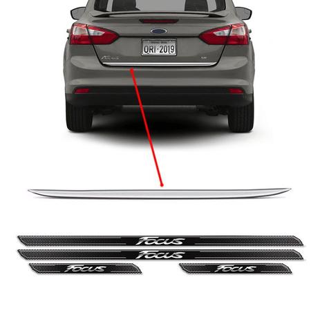 Friso Porta-Malas Focus Sedan 2015/ + Kit Soleira Protetora - Sportinox Menor preço em Friso Porta-Malas Focus Sedan 2015/ + Kit Soleira Protetora - Sportinox