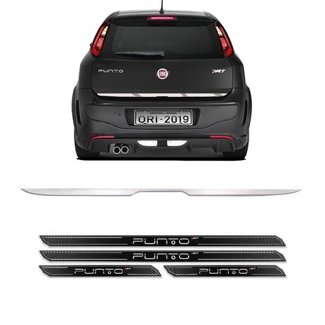 Friso Porta-Malas Punto T-jet 07/12 + Kit Soleira Protetora - Sportinox Menor preço em Friso Porta-Malas Punto T-jet 07/12 + Kit Soleira Protetora - Sportinox