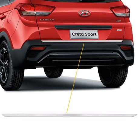 Friso Traseiro Porta-Malas Creta 2017/2019 Escovado Resinado - Sportinox Menor preço em Friso Traseiro Porta-Malas Creta 2017/2019 Escovado Resinado - Sportinox