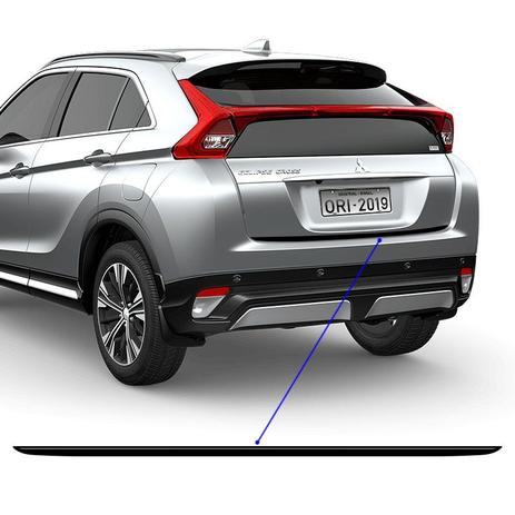Friso Traseiro Porta-Malas Eclipse Cross Black Resinado - Sportinox Menor preço em Friso Traseiro Porta-Malas Eclipse Cross Black Resinado - Sportinox