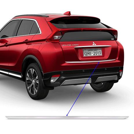 Friso Traseiro Porta-Malas Eclipse Cross Cromado Resinado - Sportinox Menor preço em Friso Traseiro Porta-Malas Eclipse Cross Cromado Resinado - Sportinox