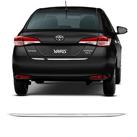 Friso Traseiro Porta-Malas Yaris Sedan 2018/2019 Resinado - Sportinox Menor preço em Friso Traseiro Porta-Malas Yaris Sedan 2018/2019 Resinado - Sportinox