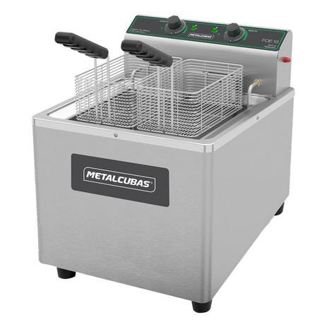 Fritadeira Elétrica 15 Litros 8000W Zona Fria Bancada 220V Foe15M - Metalcubas Menor preço em Fritadeira Elétrica 15 Litros 8000W Zona Fria Bancada 220V Foe15M - Metalcubas