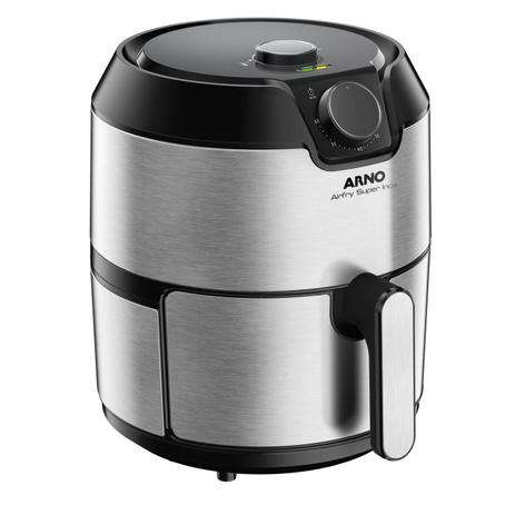 Fritadeira Elétrica Arno Air Fry Super 4,2L IFRY Inox - 127V Menor preço em Fritadeira Elétrica Arno Air Fry Super 4,2L IFRY Inox - 127V
