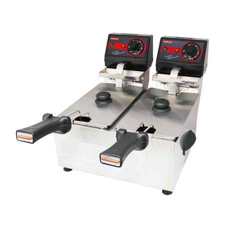 Fritadeira Elétrica Frita Fácil 2 Cubas 3 Litros Inox 127V Cotherm Menor preço em Fritadeira Elétrica Frita Fácil 2 Cubas 3 Litros Inox 127V Cotherm