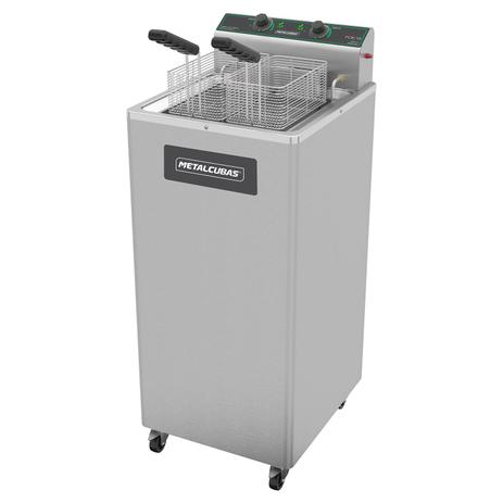 Fritadeira Elétrica Metalcubas FOE 15 P Zona Fria Pedestal 8000W 220V Menor preço em Fritadeira Elétrica Metalcubas FOE 15 P Zona Fria Pedestal 8000W 220V